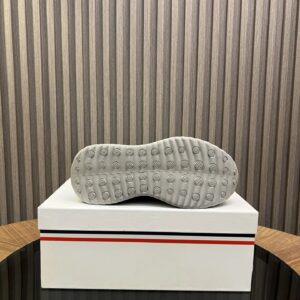 moncler ultra light knit sneakers grey