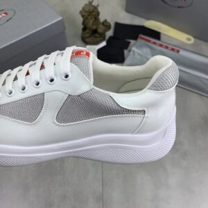 prada casual sneakers white