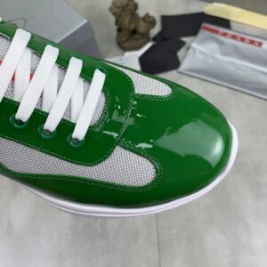 prada casual sneakers green