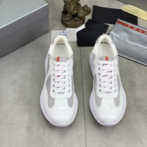 prada casual sneakers white
