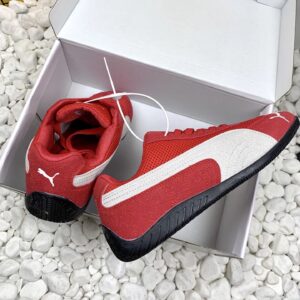 puma mesh sneakers red