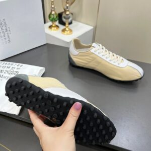 maison margiela mm6 sinters beige trainers