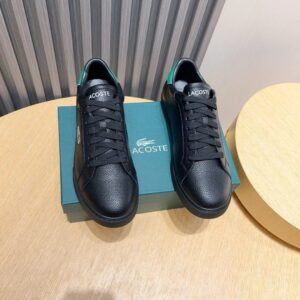 lacoste classic black sneakers