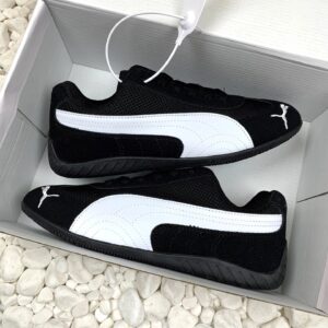 puma mesh sneakers black