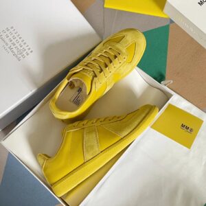 maison margiela mm6 yellow german trainers