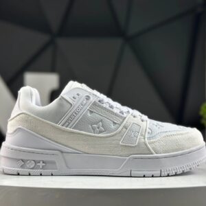 louis vuitton trainer maxi low leather sneaker multicolor