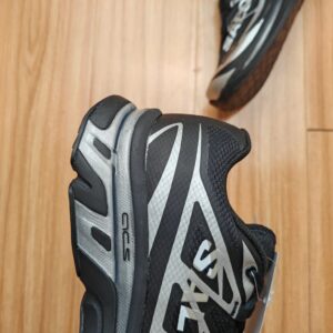 mm6 x salomon sctur 2 sneakers black silver