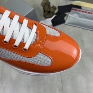 prada casual sneakers orange