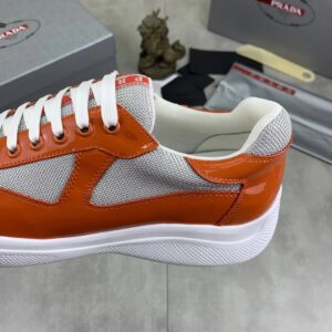 prada casual sneakers orange