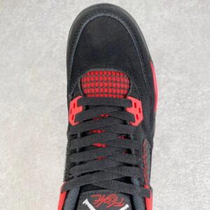 nike air jordan 4 retro black red
