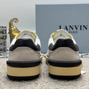 lanvin bumper sneakers white black