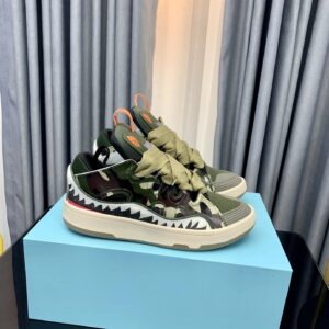 lanvin casual sneakers camo