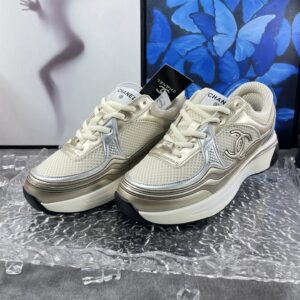 chanel 23c sneakers gold