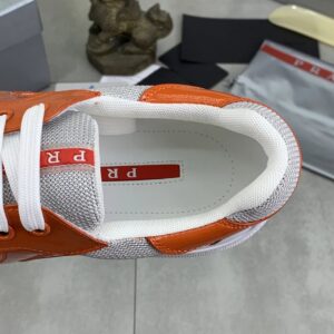 prada casual sneakers orange
