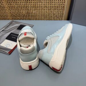prada americas cup light blue sneakers