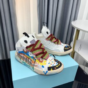 lanvin casual sneakers white/graffiti
