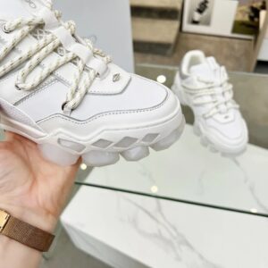 jimmy choo diamond x ii m sneakers white silver