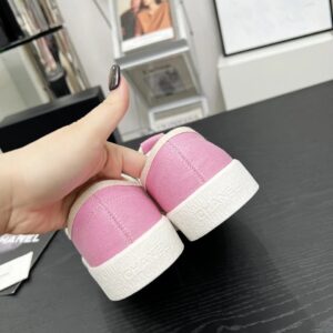 chanel pink vintage sneakers