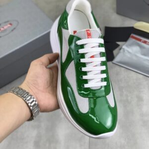 prada casual sneakers green
