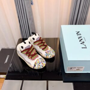 lanvin casual sneakers graffiti