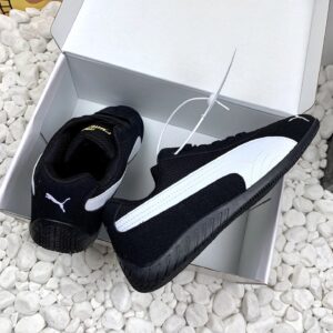 puma mesh sneakers black