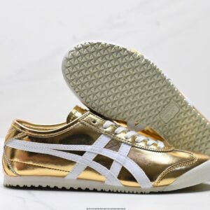 onitsuka tiger nippon made mexico 66 deluxe sneakers gold white