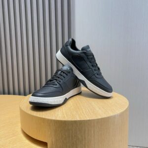 lacoste black leather sneakers