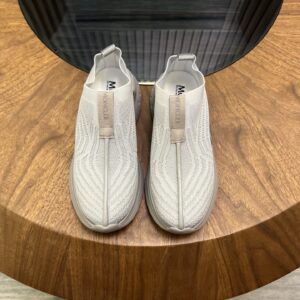 moncler ultra light knit sneakers grey