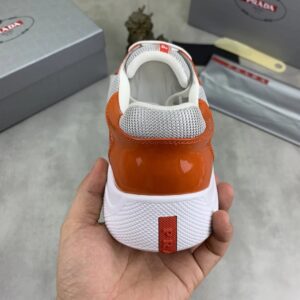 prada casual sneakers orange