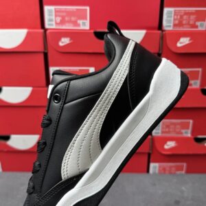 puma bread sneakers black white