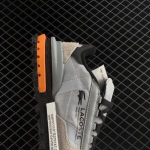 lacoste elite active leather sneakers grey