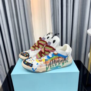lanvin casual sneakers white/graffiti