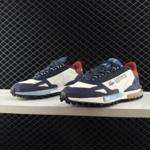 lacoste elite active sneakers blue white red