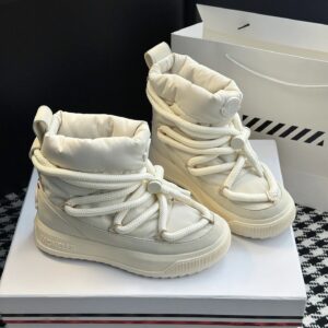 moncler mid boots white