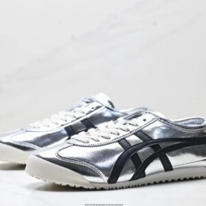 onitsuka tiger nippon made mexico 66 deluxe sneakers silver black