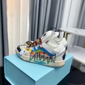 lanvin casual sneakers white/graffiti