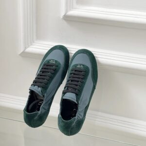 prada collapse re nylon sneakers green