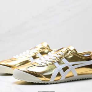 onitsuka tiger nippon made mexico 66 deluxe sneakers gold white
