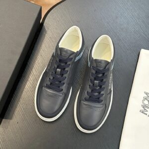 mcm skystream cubic monogram jacquard sneaker black