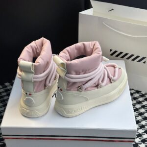 moncler mid boots pink