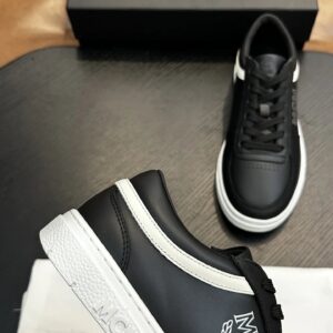 mcm skystream cubic monogram jacquard sneaker black