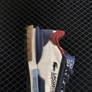 lacoste elite active sneakers blue white red