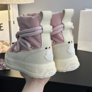 moncler mid boots pink