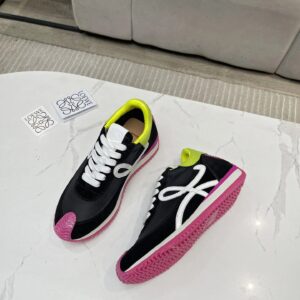 loewe hidden heel sneakers black white