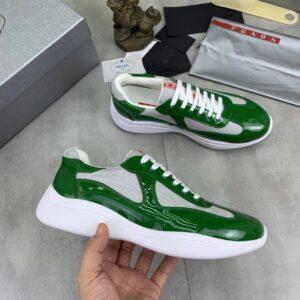 prada casual sneakers green