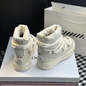 moncler mid boots white