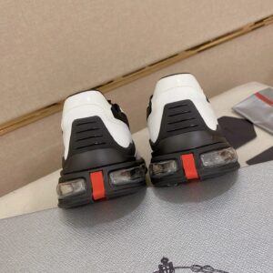 prada luxury sneakers white black
