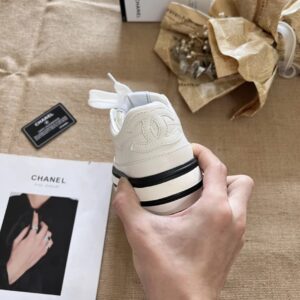 chanel panda sneakers 2024 white