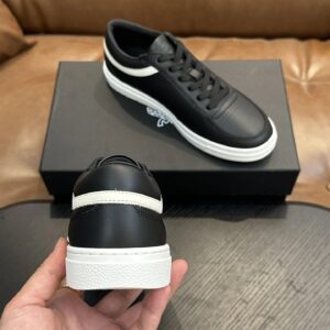 mcm skystream cubic monogram jacquard sneaker black