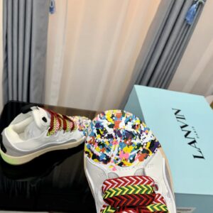 lanvin casual sneakers graffiti